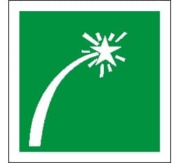 ETT.LYS. IMO DISTRESS SIGNAL 15X15 PVC 30x30cm