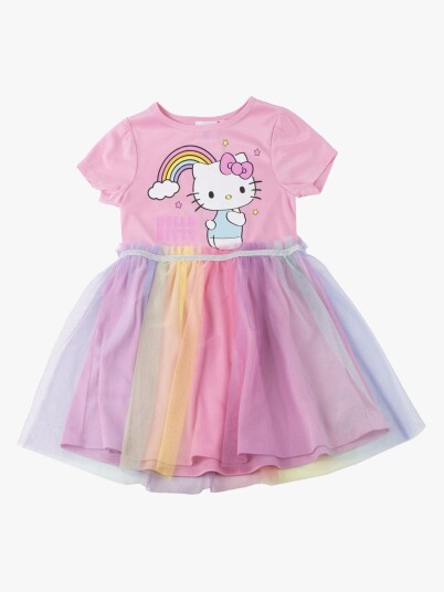 Hello Kitty Kjole Rosa 128 134 Hello Kitty Kjole Rosa 128 134