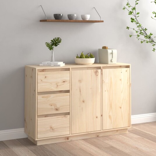 vidaXL Skjenk 111x34x75 cm heltre furu vidaXL Skjenk 111x34x75 cm heltre furu