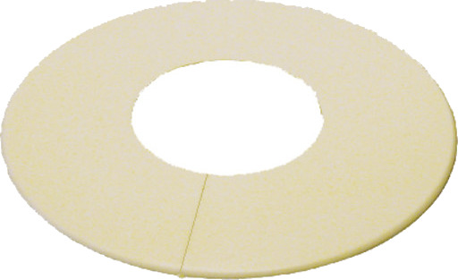 50 mm rosett uten krage white