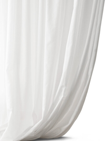 Mimou Gardin Grace Dobbelt Bredde - White - 290X290CM
