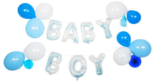 Amscan EU Ballonggirlander Baby Boy  lagerkoll