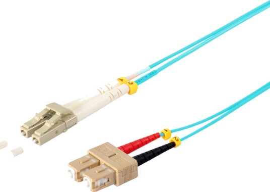 S/Conn Lwl Duplex Patchkabel Lc Til Sc Om3 Aqua 3,0 M 166779533