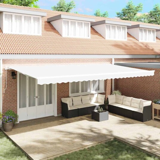 markiseduk for 6x3 m ramme Hvit