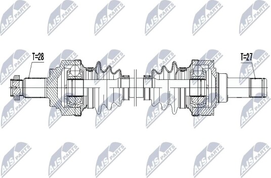 Nty Drivaksel NTY NPW BM 047