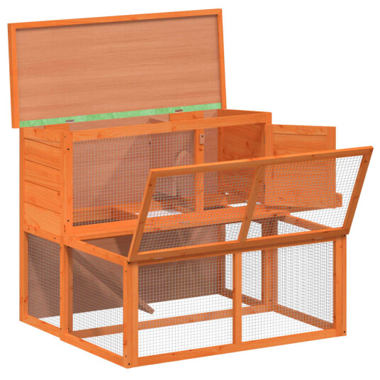 Vidaxl Kaninbur Brun 102X90X84.5 cm Heltre Furu Vidaxl Kaninbur Brun 102X90X84.5 cm Heltre Furu