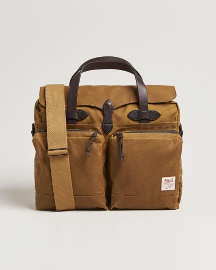 Filson 24 Hour Tin Briefcase Dark Tan Filson 24 Hour Tin Briefcase Dark Tan
