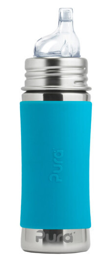 Pura kiki sippyflaske 325ml Aqua Pura kiki sippyflaske 325ml Aqua