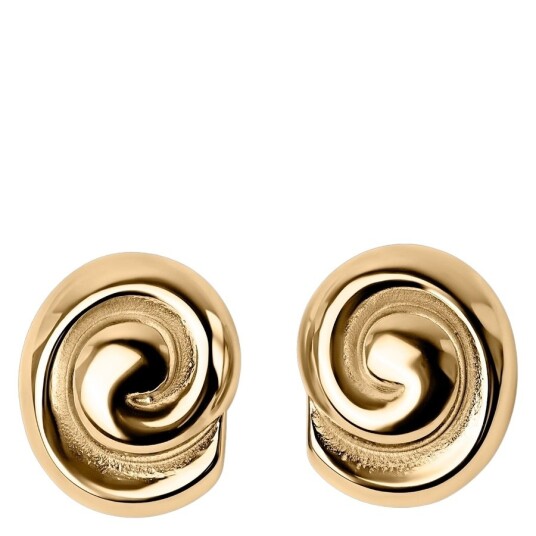 Muli Collection Swirl Earrings Gold