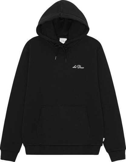 Les Deux   Collegegenser Signature Print Hoodie   Svart
