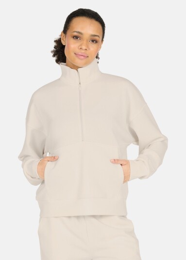 Athlecia Jillnana W Half Zip Vaporous Gray 36 Sweatshirts