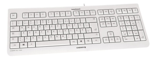 Cherry Kc 1000 - Tastatur - Usb - Storbritannia - Blekgrå