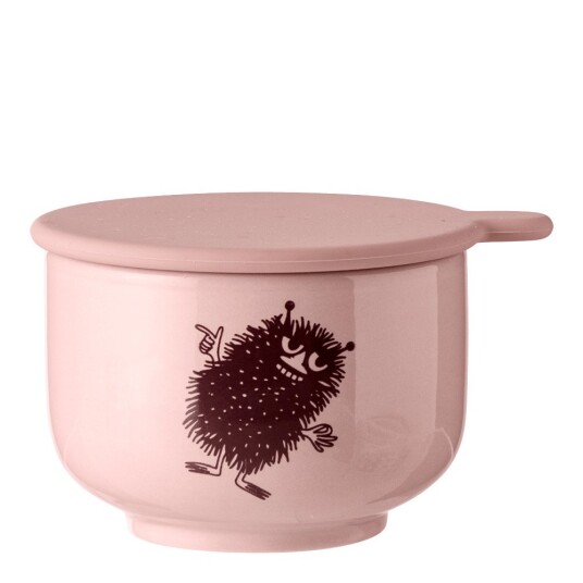 Dsignhouse x Moomin   Mummibolle med lokk 7x5 cm rosa