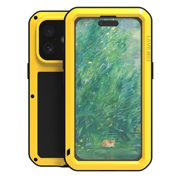 Love Mei iPhone 16 Powerful Hybrid deksel   Gul