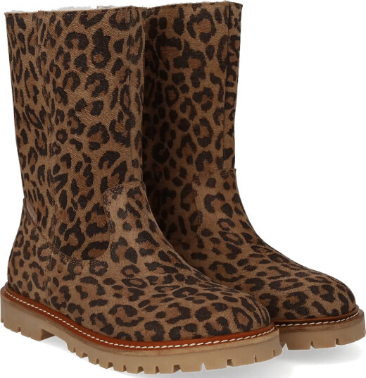 ANGULUS Boots Flat With Lace And Zip Multi/patterned 39