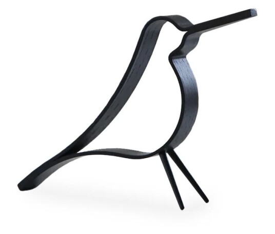 Cooee Design Woody Bird liten Svartbeiset eik