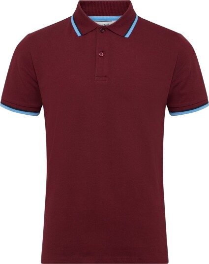 Selected Slmslim Atlas Sport Ss Polo Noos Burgundy S