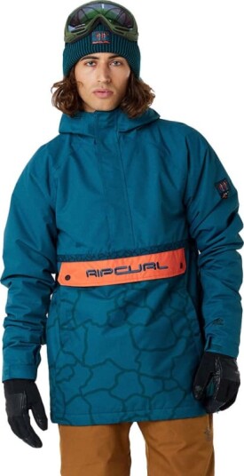 Rip Curl Men's Primative 10k/10k Jacket M, Blue Green Rip Curl Men's Primative 10k/10k Jacket M, Blue Green