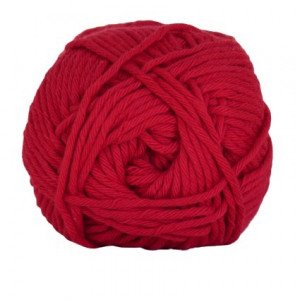 Hjertegarn Cotton 8/8 Garn 4501 Rød