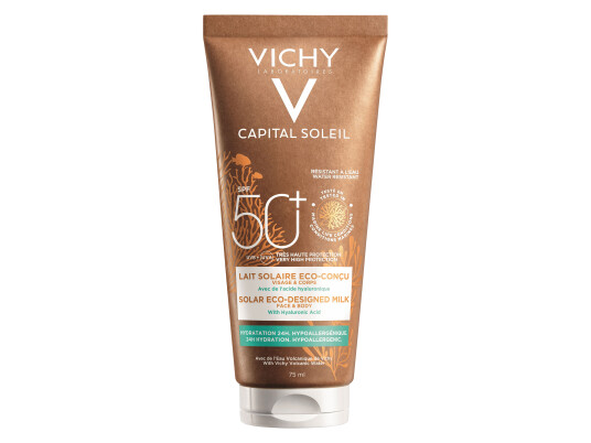 Vichy Capital Soleil Solar Eco-Designed Milk SPF 50+ 75 ml