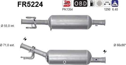AS FR5224 Partikkelfilter AS FR5224 Partikkelfilter
