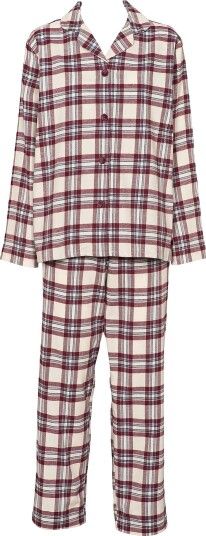 Missya Check Flannel Pyjamas WINDSOR WINE M