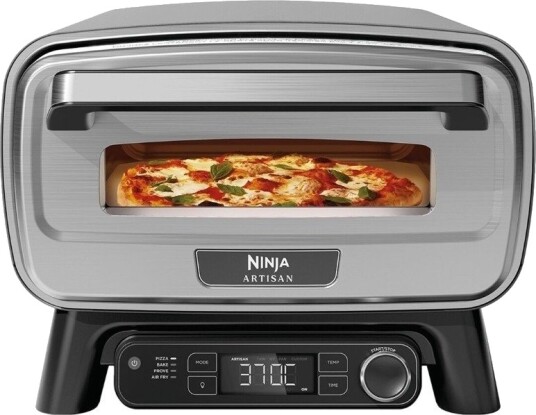 Ninja Artisan Elektrisk Pizzaovn MO201EU 1760W Mørkegrå med Air Fryer Funksjon