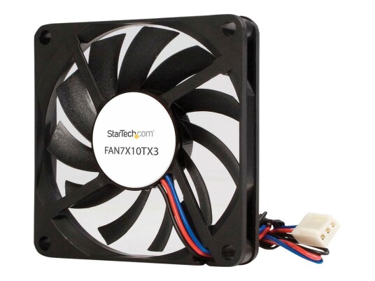 StarTech Replacement 70mm TX3 Dual Ball Bearing CPU Cooler Fan - 3 pin case Fan - TX3 Fan - 70mm Fan (FAN7X10TX3) - kabinettvifte