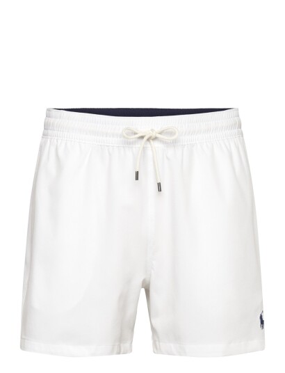 Polo Ralph Lauren Recycled Polyester Wvn Swim Bottom   White   XS