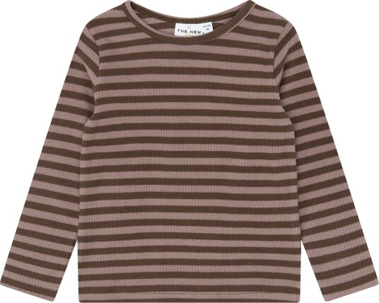 The New Genser - Rib - TnstFro - Chestnut Striped - The New - 1½ år (86) - Genser - Brun