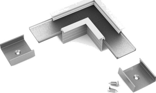 Topmet Profilsamler LINEA IN20 90GRAD   Anodisert