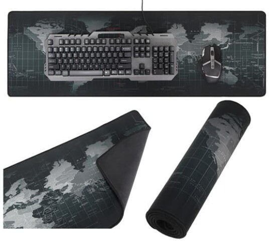 Musematte Stor   Gaming   90x30cm – Verdenskart
