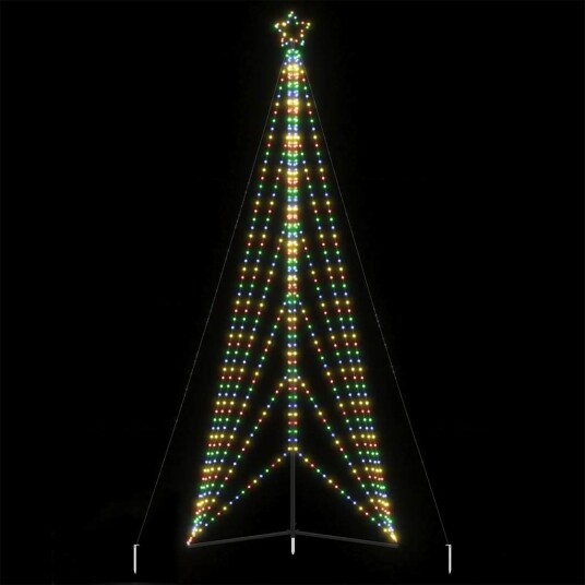 LED Juletre 861 Fargerike 478 cm LED Juletre 861 Fargerike 478 cm