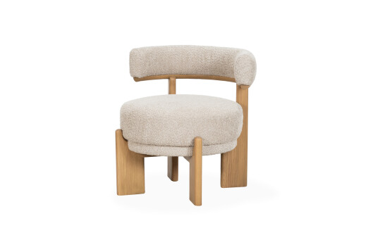 Soffadirekt NODA Lenestol Offwhite/Natur