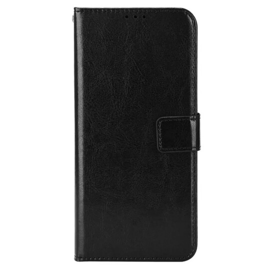 INCOVER Asus Zenfone 10 / 9 Skinn Flipdeksel med Lommebok - Svart
