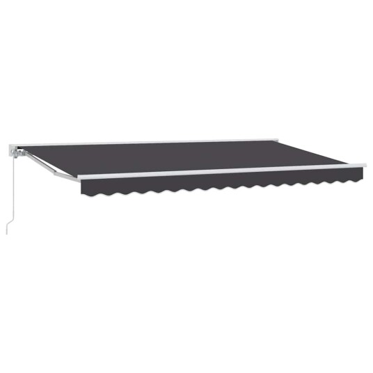  Markiseramme Antrasitt 350 x 200 cm Polyester med PU belegg