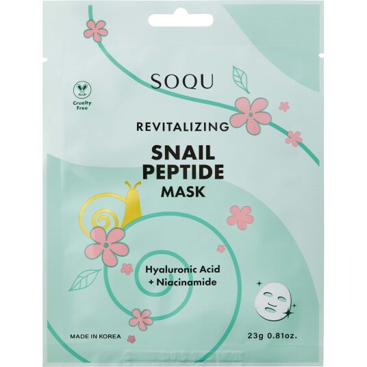 SOQU Snail Peptide Sheet Mask SOQU Snail Peptide Sheet Mask