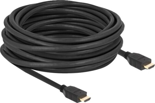 Cable Delock Delock Høyhastighet Hdmi Kabel Med Ethernet Hdmi Hann Til Hdmi Hann 10 M Svart Støtter 8K 60 Hz Opptil 48 Gbps Dataoverføringshastighet