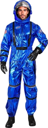 Widmann Klassisk Blått Astronaut Herrekostyme 29011 Widmann Klassisk Blått Astronaut Herrekostyme 29011