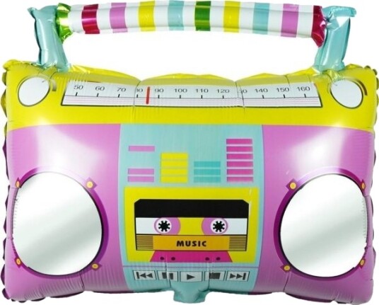 Folieballong Boombox