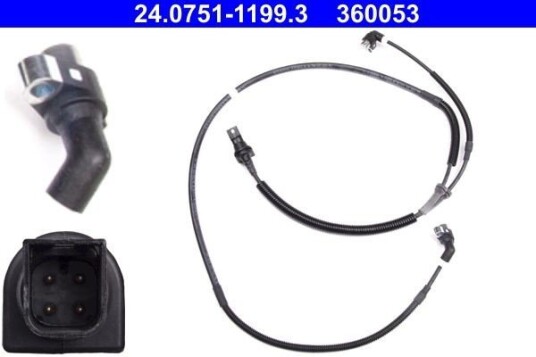 Sensor, ABS ATE 24.0751-1199.3