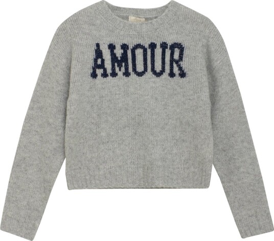 Creamie Pullover Knit Grey 122\128 Creamie Pullover Knit Grey 122\128
