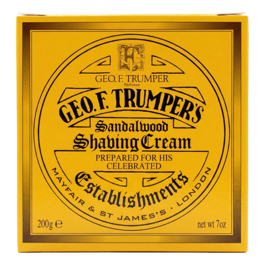 Geo F. Trumper barberkrem i skål - Sandeltre Geo F. Trumper barberkrem i skål - Sandeltre
