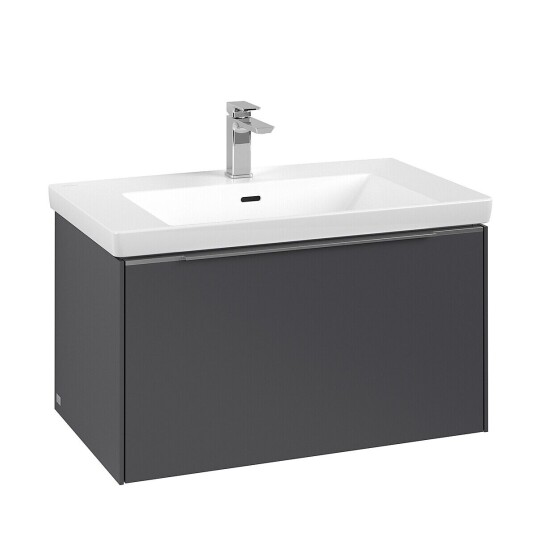 Villeroy & Boch  Subway 3.0 Servantskap m/1 skuff 772x429x478 mm Grafitt Matt