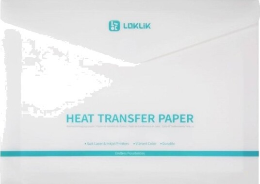 Loklik Transferpapirark Transferblade Hvit
