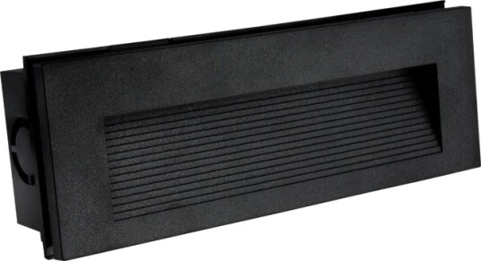 Spectrum 6W nedsenket trappelys CCT 3 lysfarger IP54 Svart 23 x 8,4 x 5,2cm 230V Dimbar : Ikke dimbar Kulør : CCT Varm til Kald Hvit
