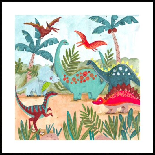 Dinosaurus Plakat / 70x70