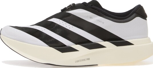 Joggesko adidas ADIZERO EVO SL Zip LIGHTSTRIKEPRO Running Ftwr White/ Core Black/ Silver Met. EUR 40