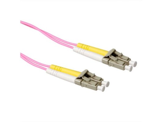 Act 45 Meter Lszh Multimode 50/125 Om4 Fiber Patch Cable Duplex With Lc Connectors (Rl9745)