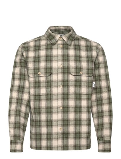 WOOD WOOD Wwclay Overshirt 25339   Khaki green   S